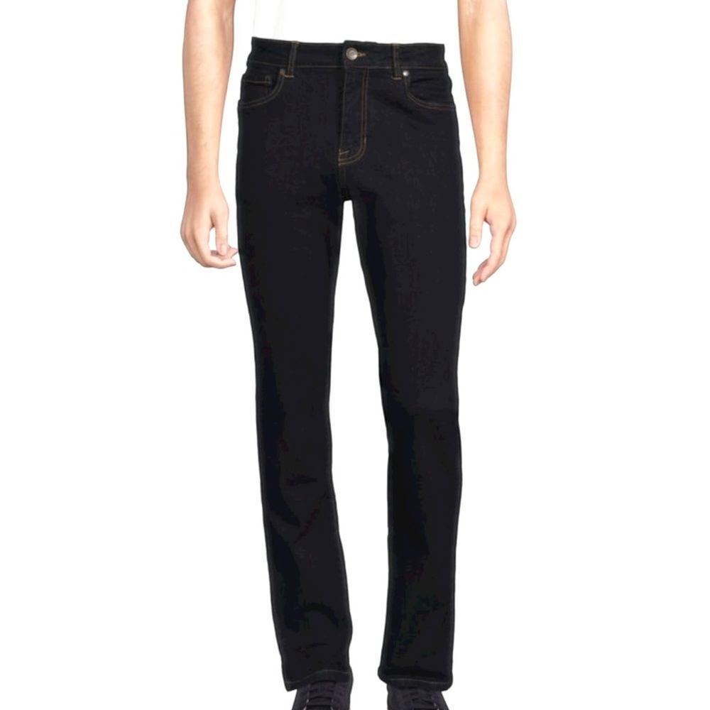 Ben Sherman Men’s High Rise Solid Straight Jeans Blue Denim Size 33 X 32 - Picture 2 of 7